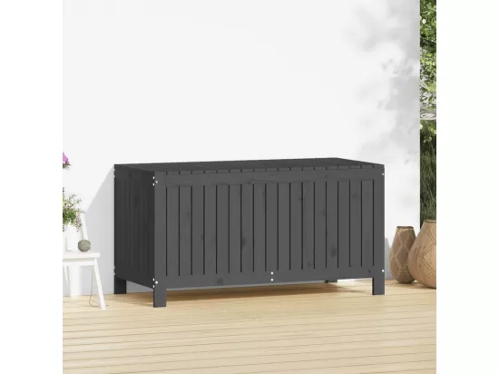 Boîte de rangement de jardin Gris 121x55x64 cm Bois de pin