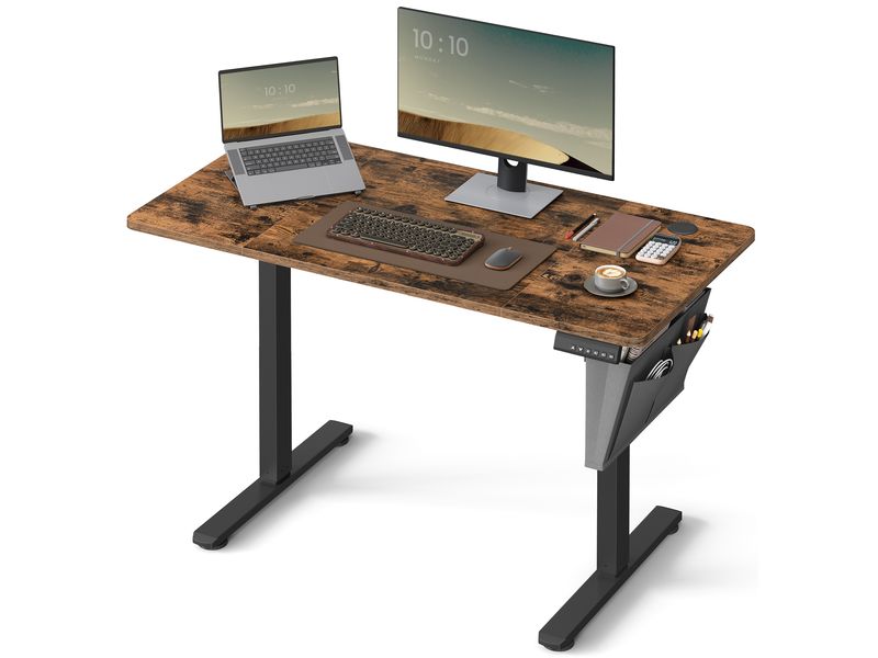 Songmics Stehtisch 120 x 60 cm, höhenverstellbar Bürotisch