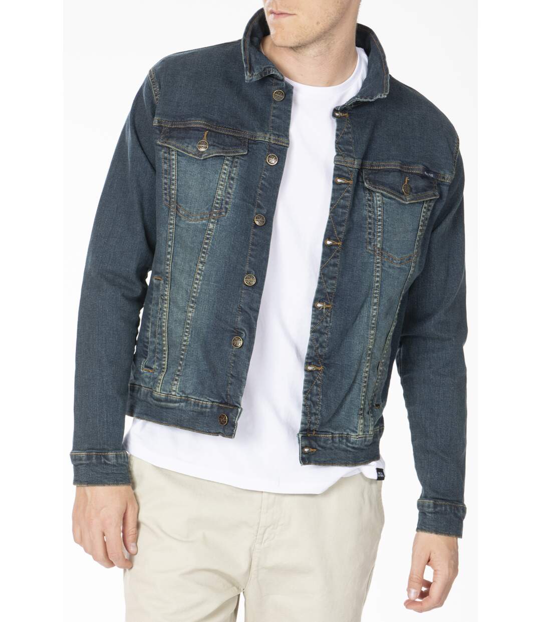 La veste en jeans stretch coupe ajustée FAITH DENIM