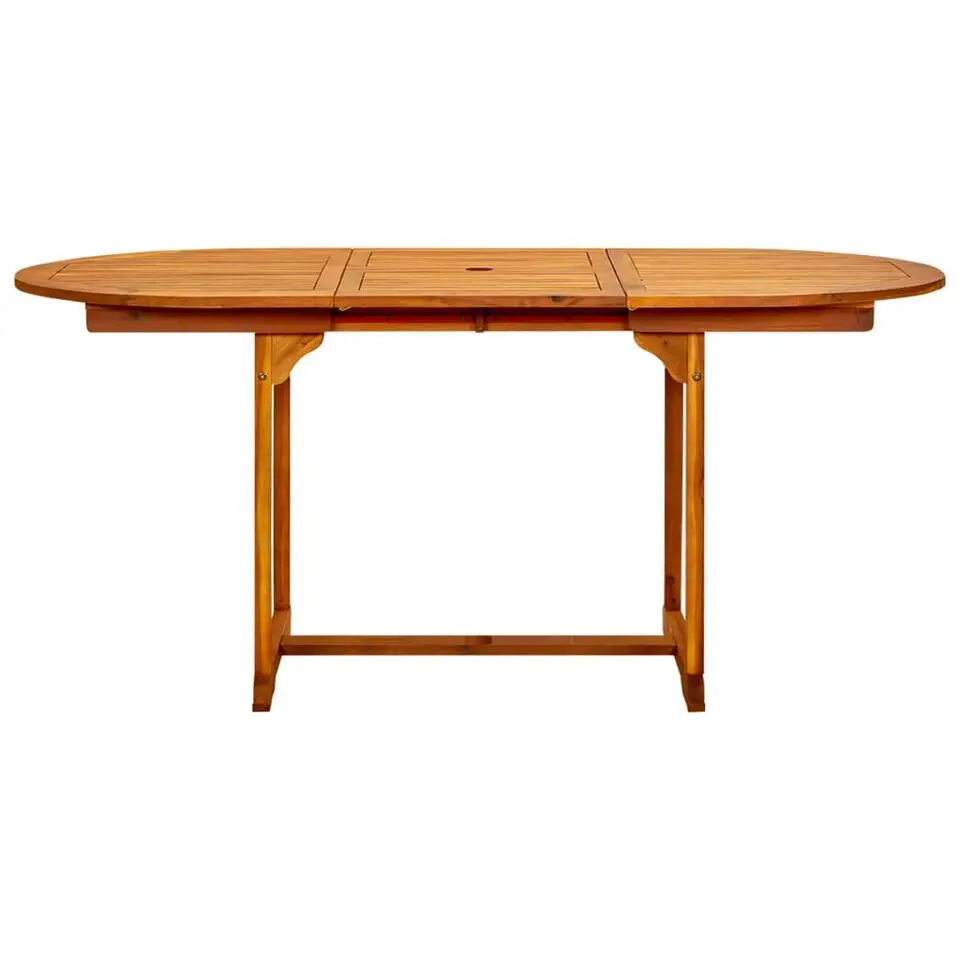 vidaXL - Eettafel - Bruin - Acaciahout - 170 x 80 x 75 cm