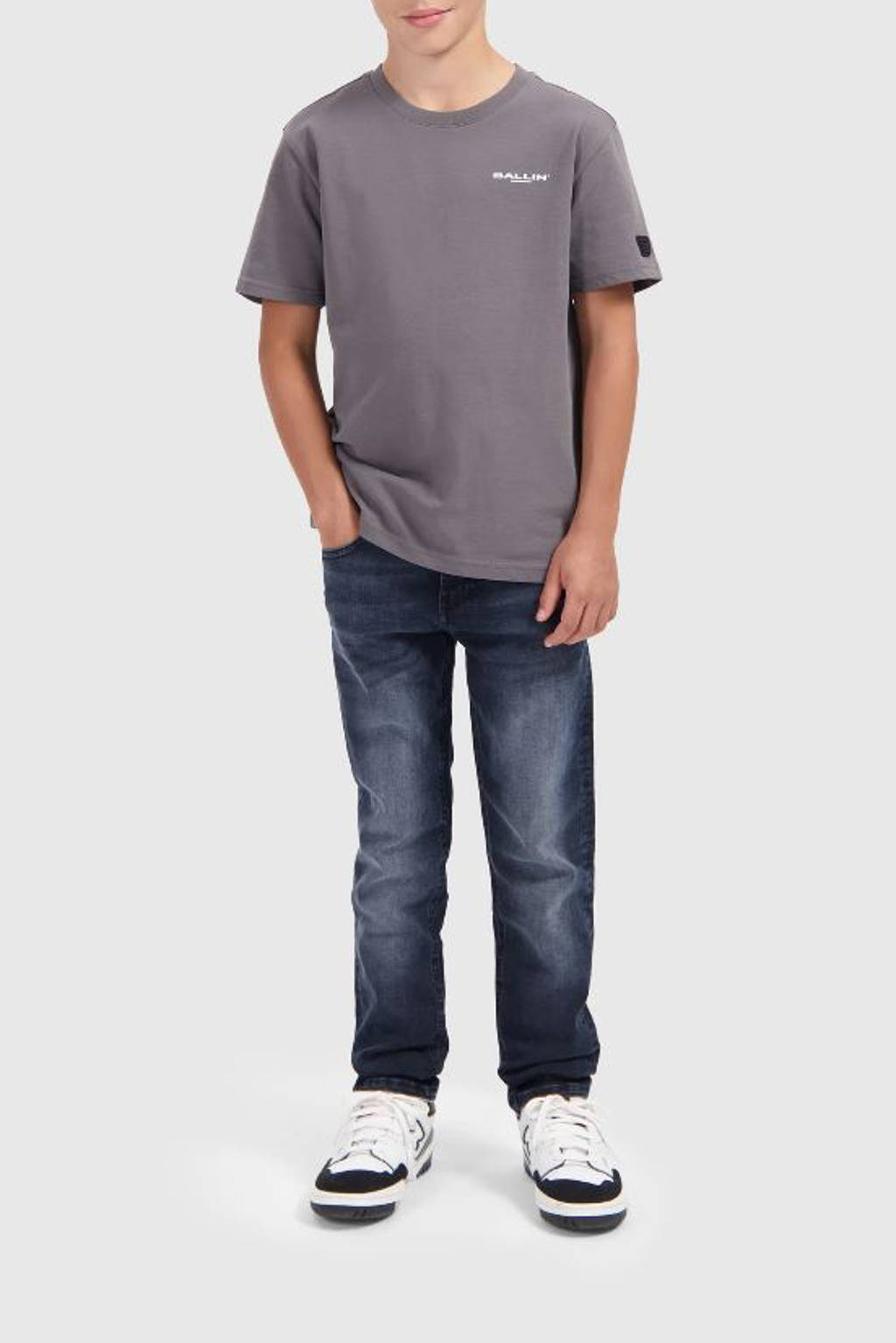 Ballin straight leg jeans The Noah dark blue denim