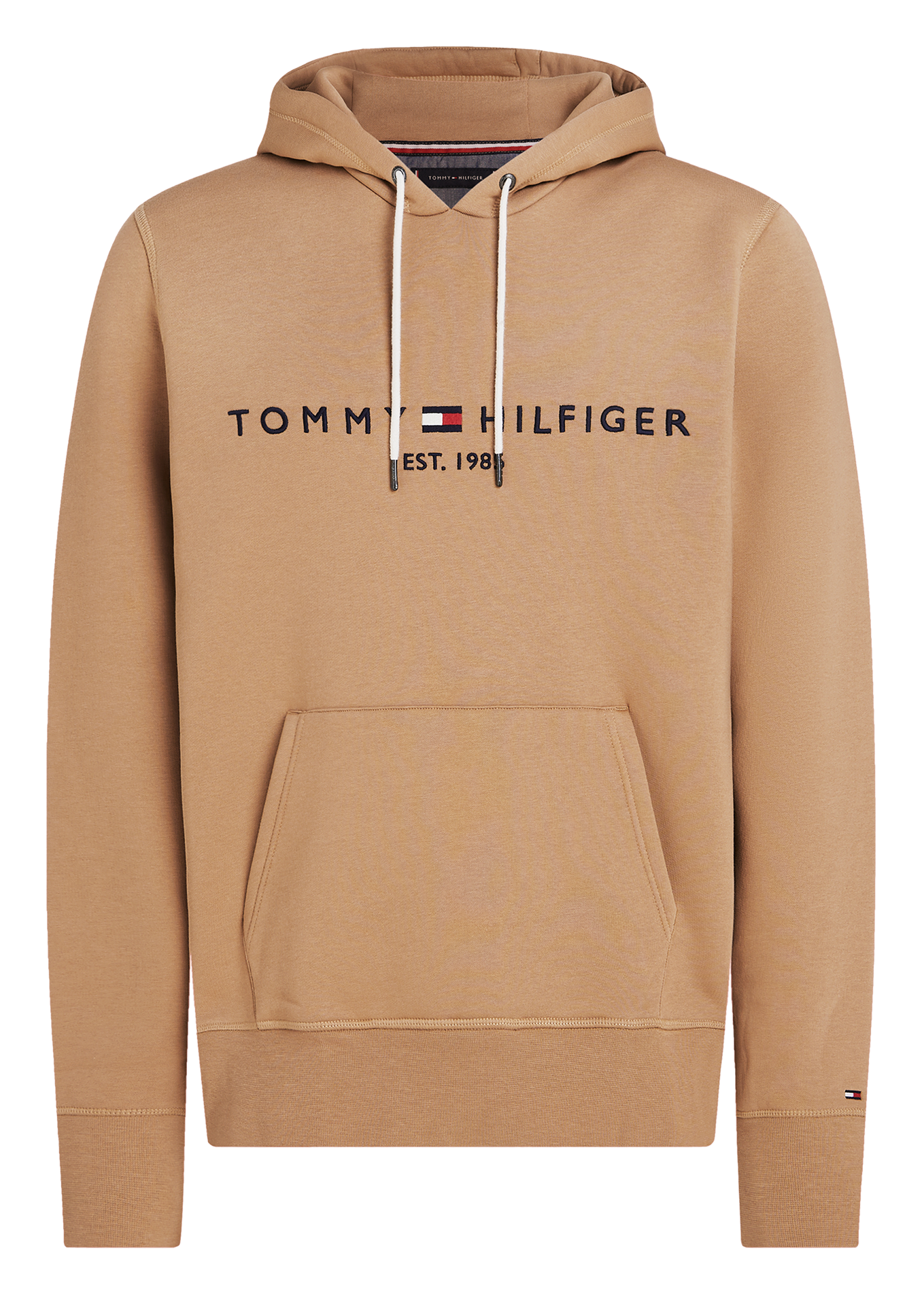 Sweat à capuche regular-fit en coton mélangé | Kaki