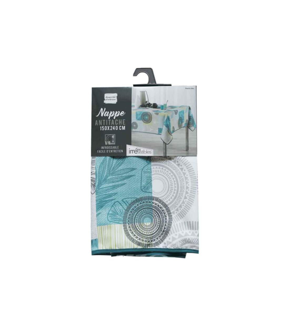 Nappe Antitache Peachy 150x240cm Bleu