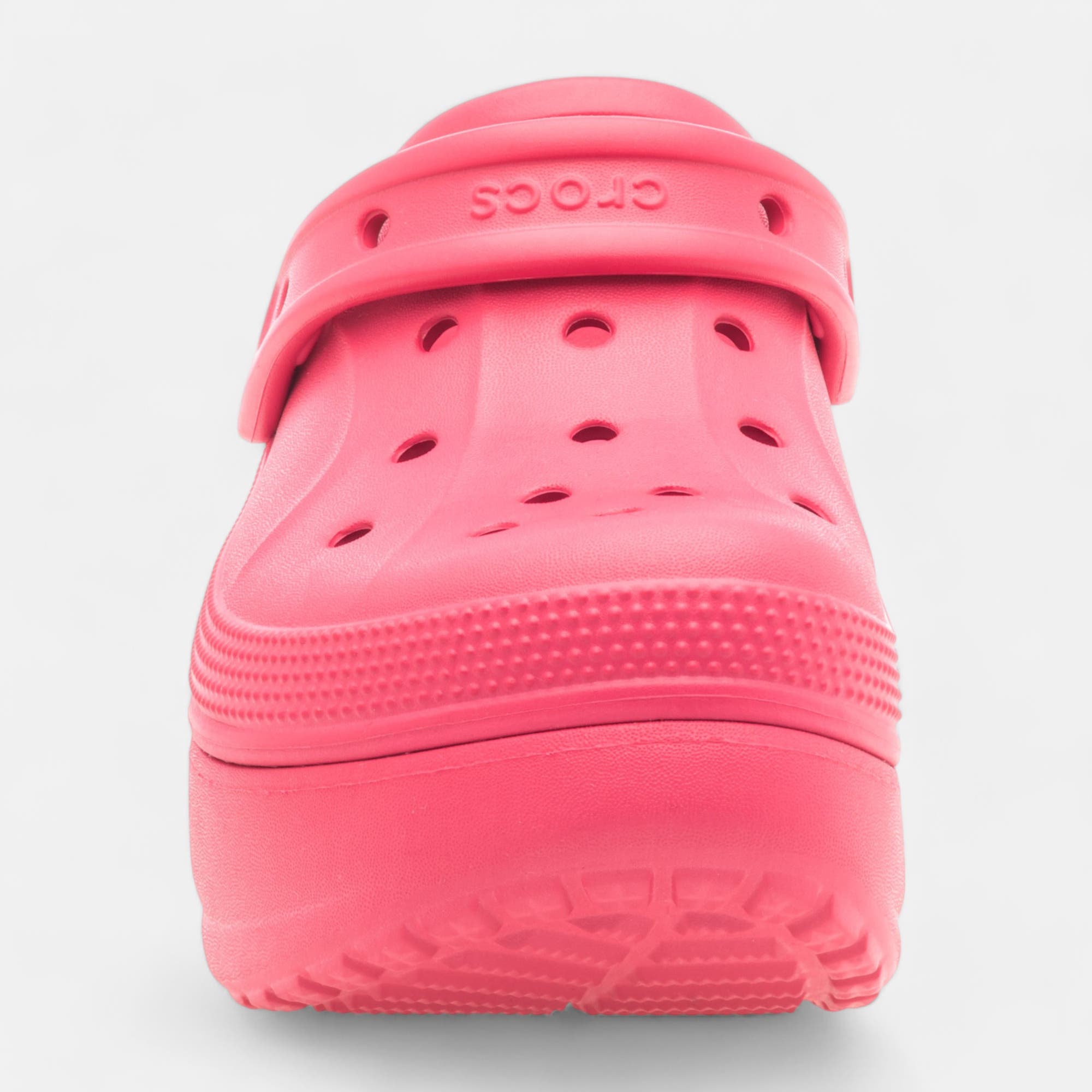 Claquettes de plage à talon compensé Femme fuchsia