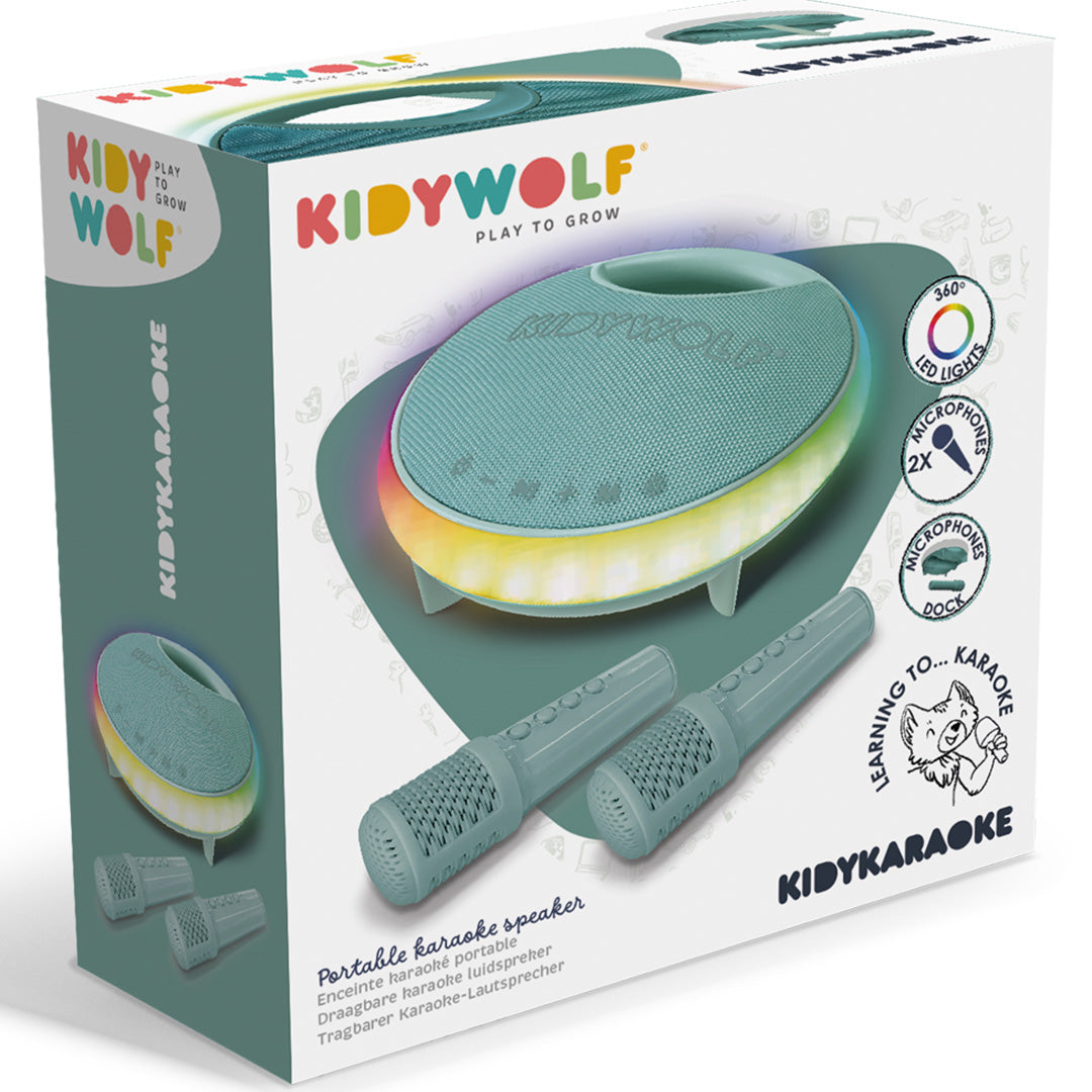 Kidywolf karaokespeaker en microfoons