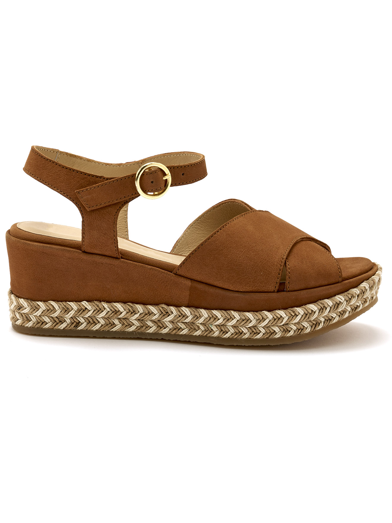 Sandales hautes semelle compensée