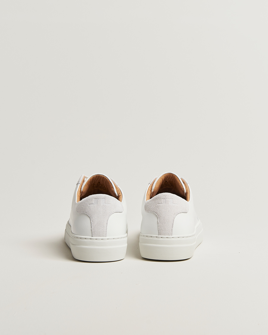 J.Lindeberg Art Signature Leather/Suede Sneaker White