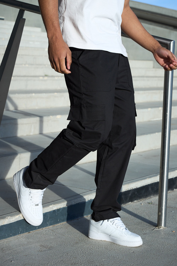 Pantalon cargo noir