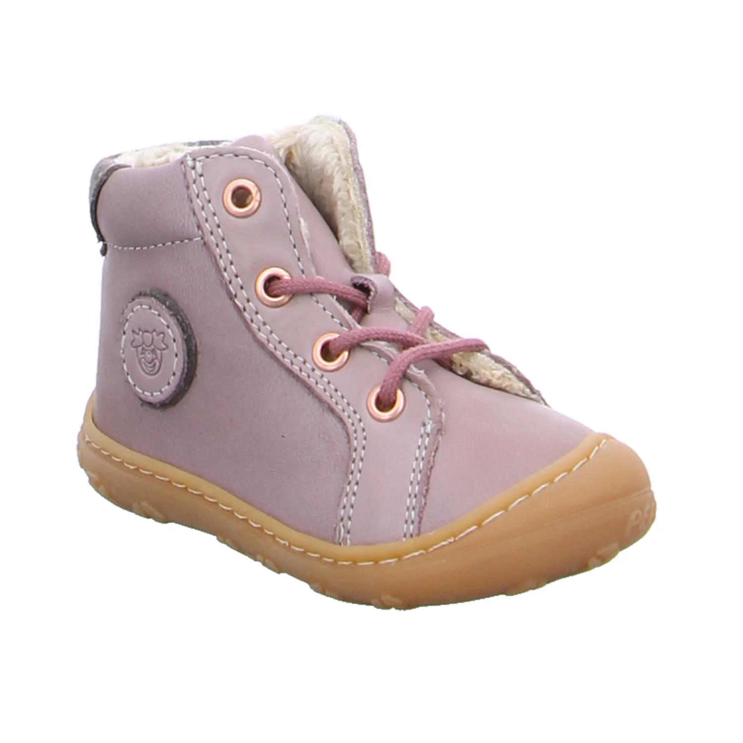 PEPINO Lauflernschuh Rosa Leder  Bottine