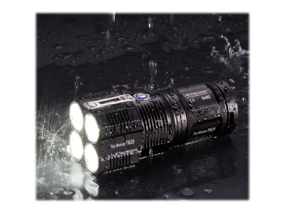 NITECORE Tiny Monster TM28 - Taktisk lommelygte - LED - hvidt lys