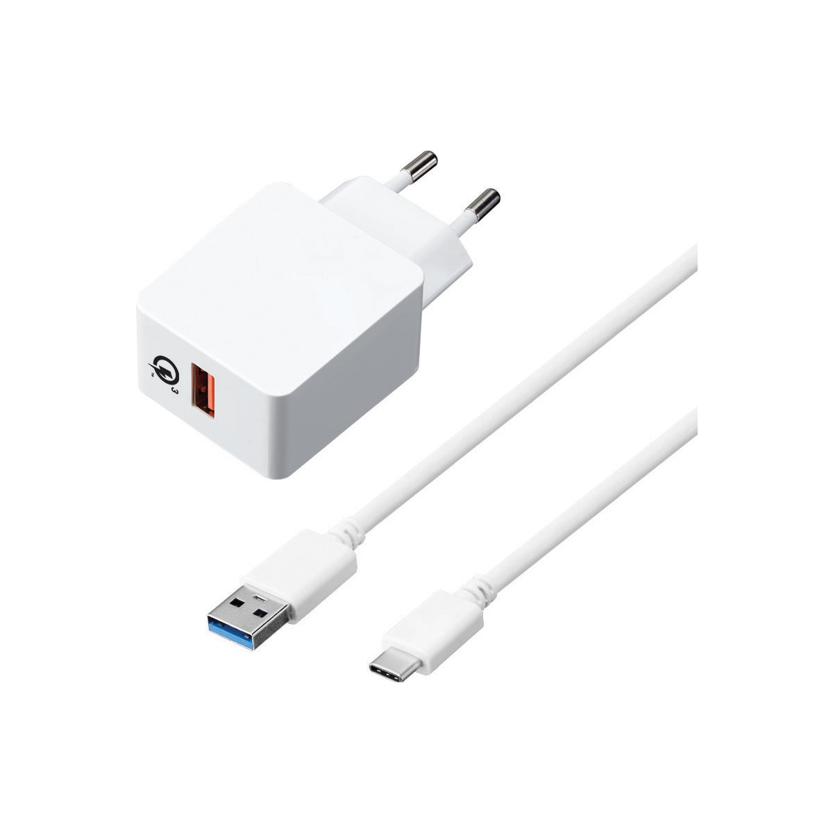Sandstrøm rask vegglader USB-C 2 m