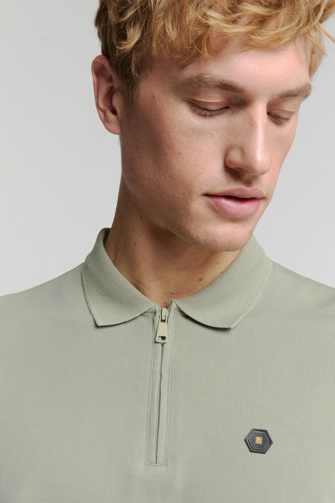 NO-EXCESS groene heren polo
