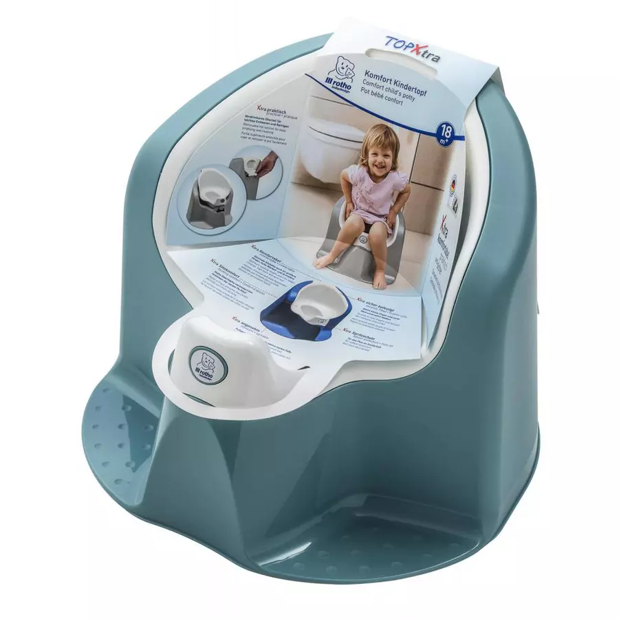 Rotho Babydesign Kindertopf TOP Xtra lagoon  weiß