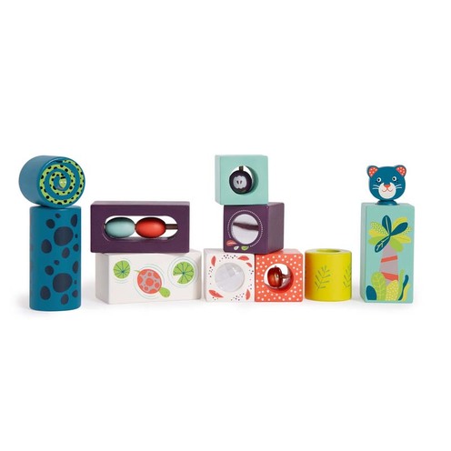 Cubes d'activités Dans la Jungle - MOULIN ROTY