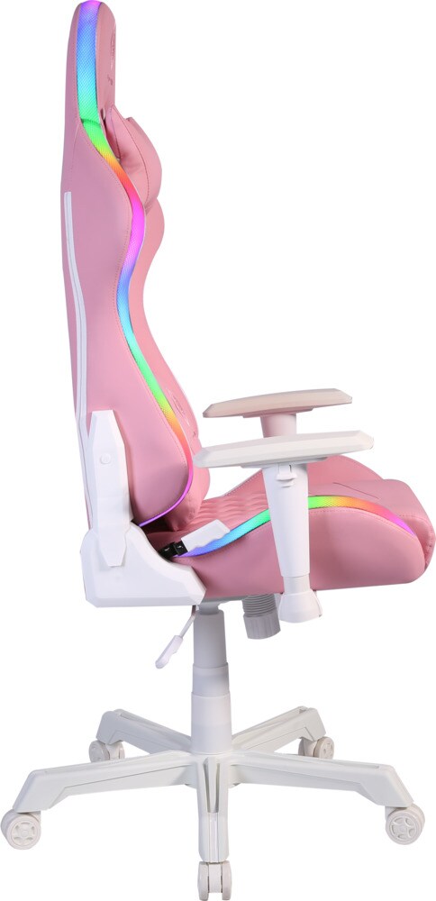 Deltaco GAM-080 Gamingstuhl Kunstleder m. RGB LED pink