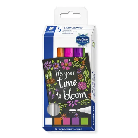 STAEDTLER® Lumocolor® chalk marker 344 Kreidemarker 5er Packung