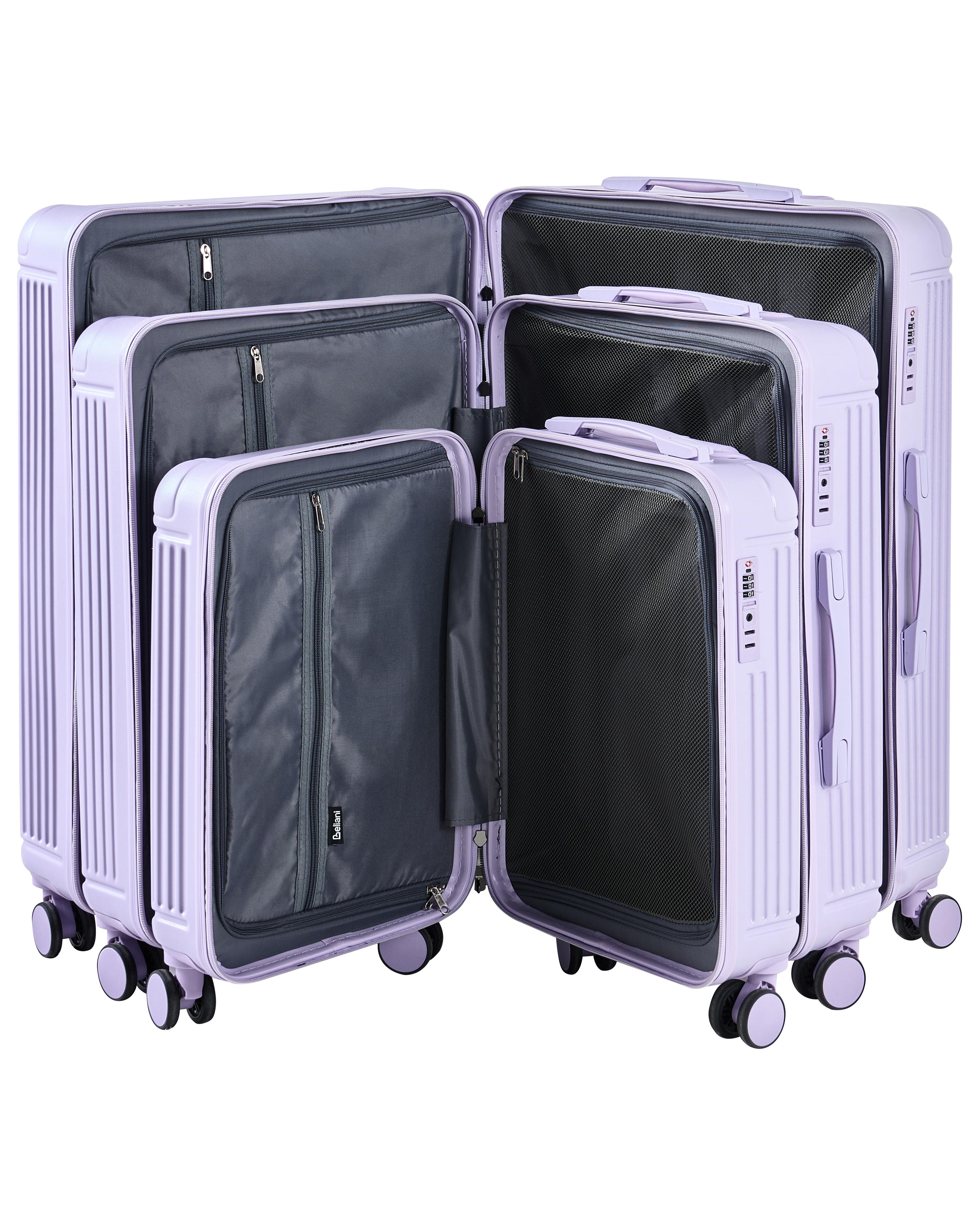 Set van 3 harde koffers MYNTIS Paars