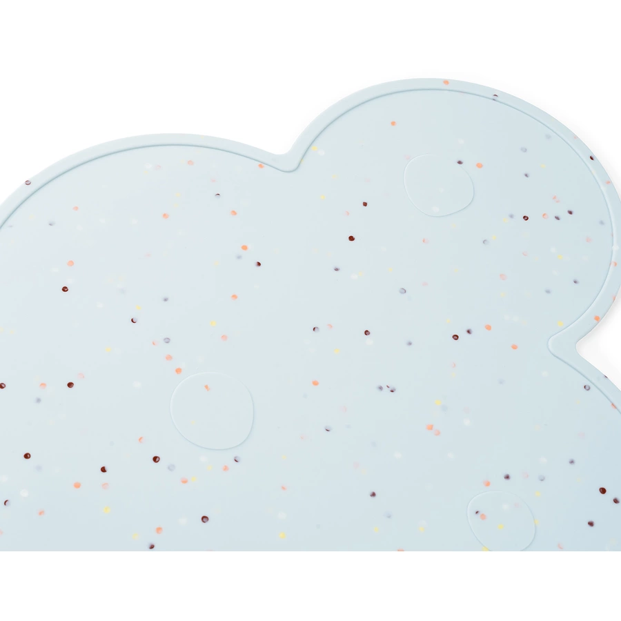 Done by Deer™ Tisch-Set Silikon in Confetti Blau