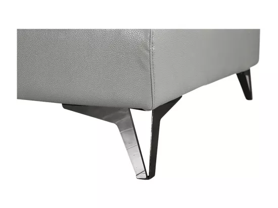 Fauteuil cuir Design avec dossier avance-recul IRIS Gris