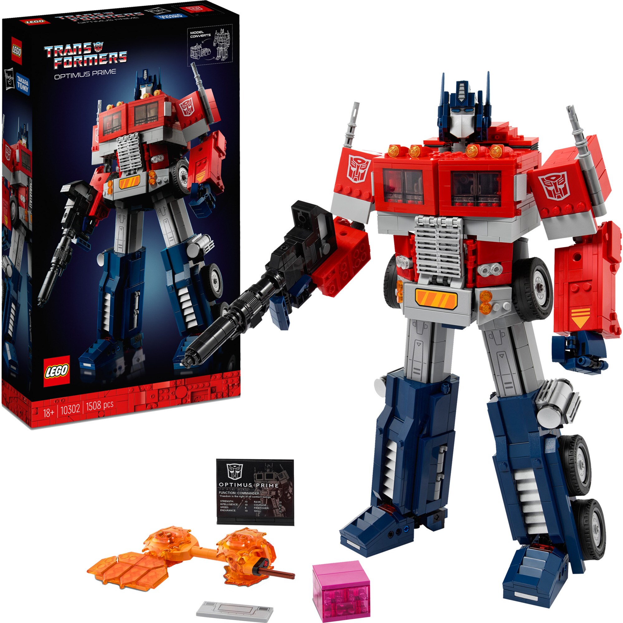 LEGO Konstruktionsspielzeug Icons Transformers Optimus Prime