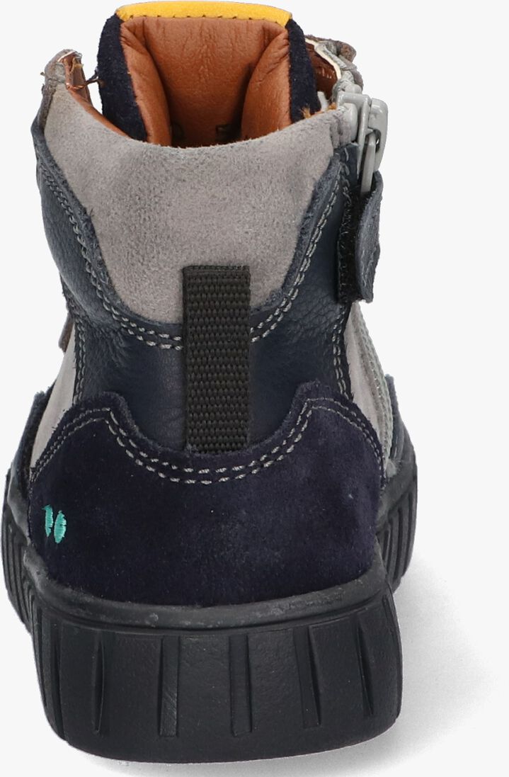 BUNNIESJR blauwe bunniesjr hoge sneaker bink bont