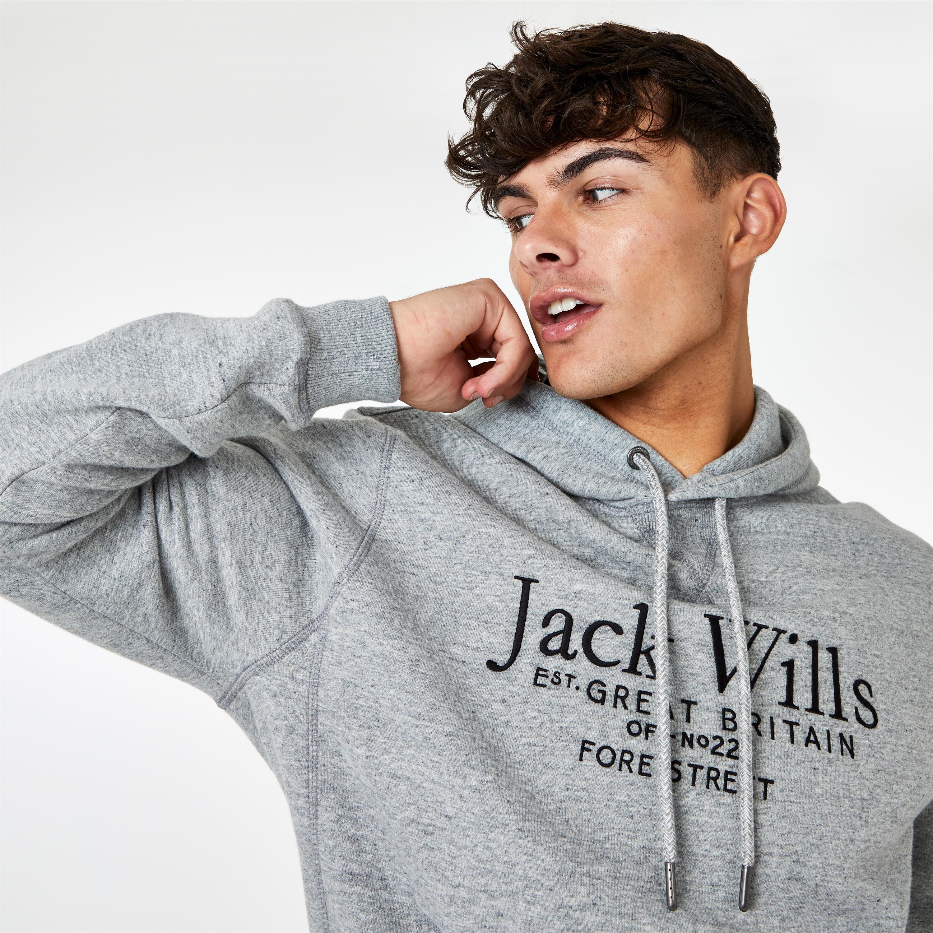 Jack Wills JW Batsford Logo Hoodie
