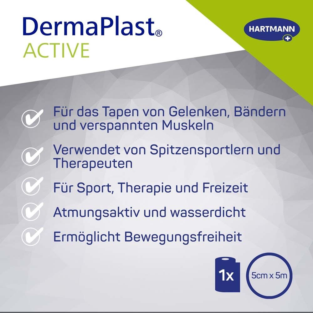 Dermaplast® Active Kinesiology Tape pink 5 cm x 5 m