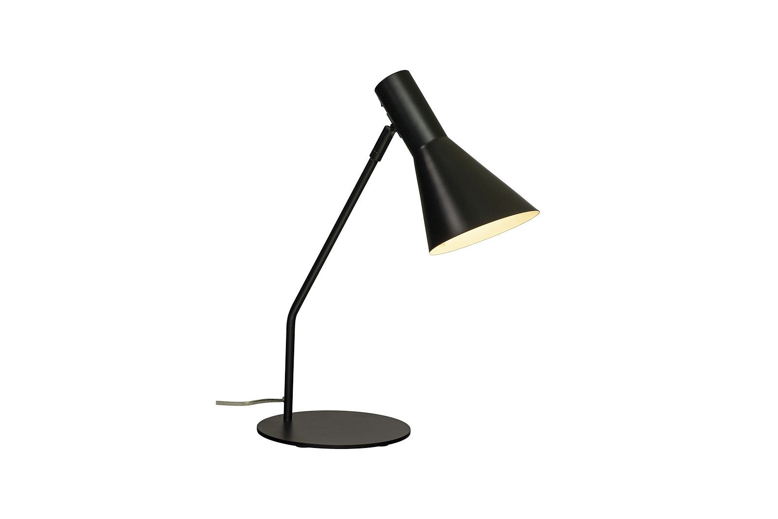 Ceres bordlampe Sort med ledning og bryter E27 max 40W