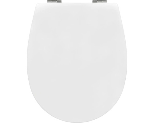 form&style Anantara toiletzitting, gegoten hout, wit, soft-close mechanisme tbd01