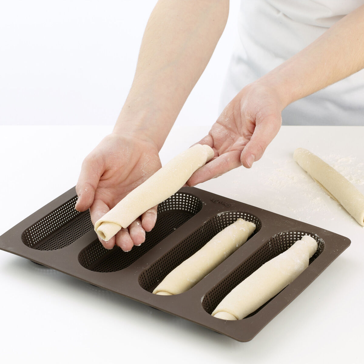 Bakform Mini Baguette med Hull