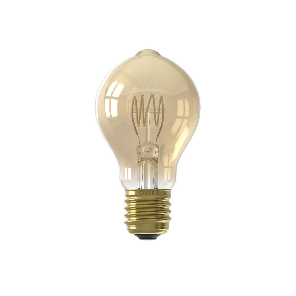 Led lamp A60 Flex Goud E27 4W Dimbaar