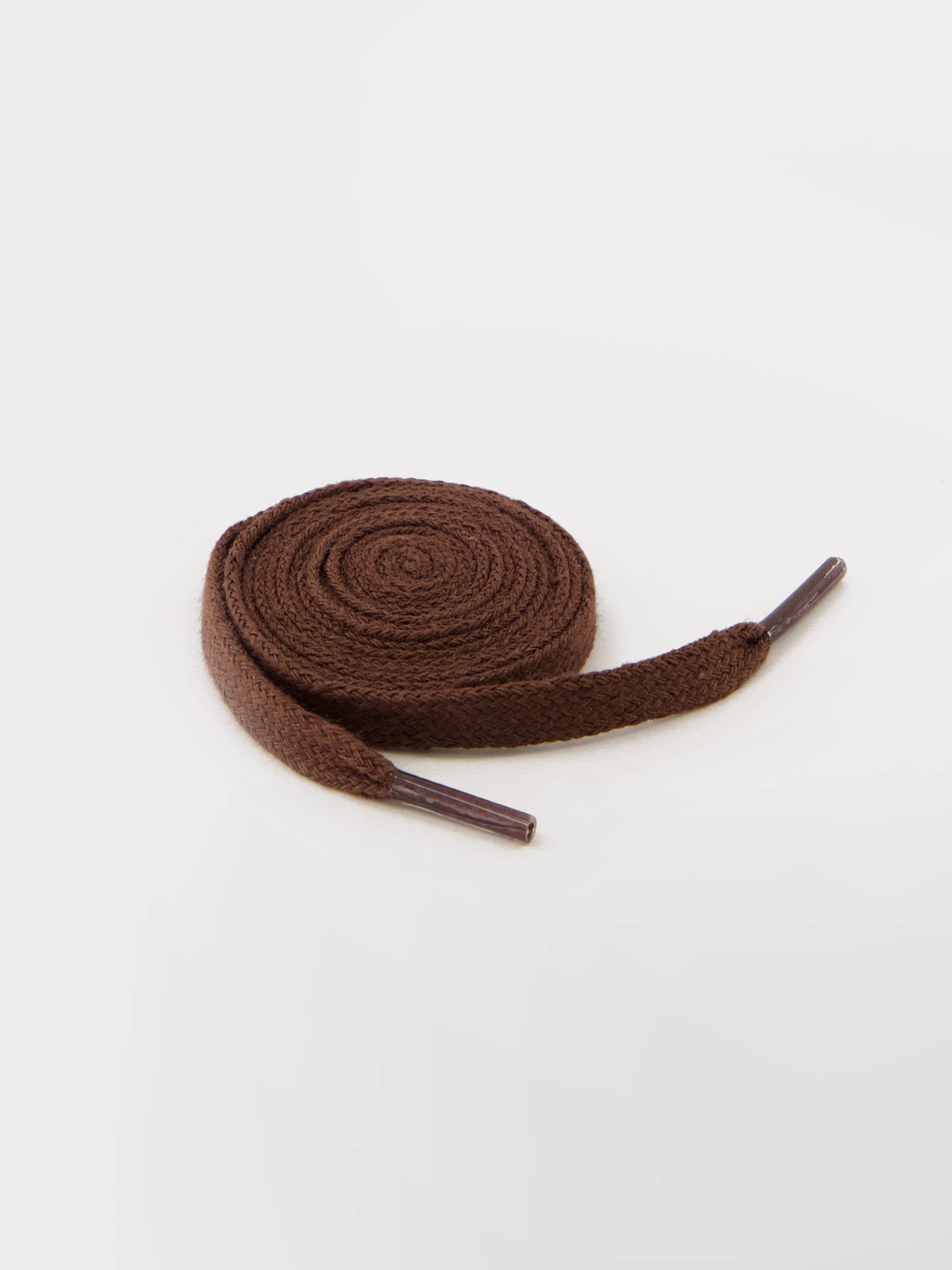 Lacets Plats Mixte s Coton Marron