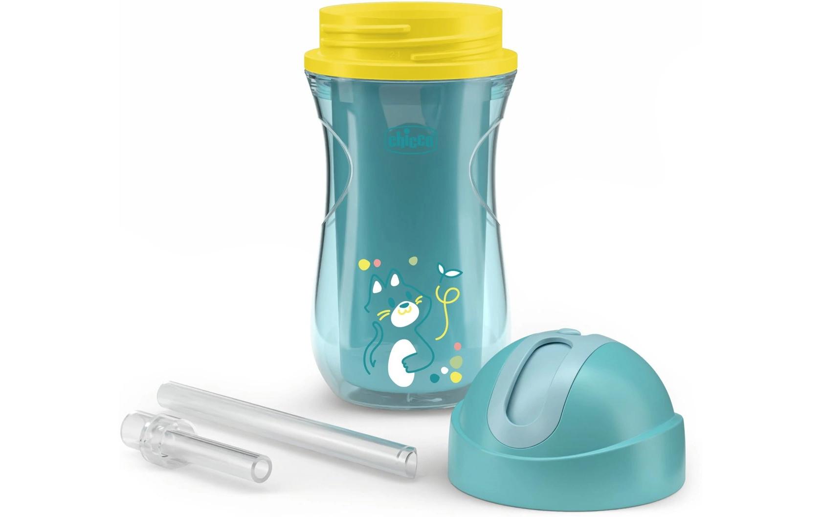 Kindertrinkbecher Sport Cup Blau, 14m+Babytrinkflasche
