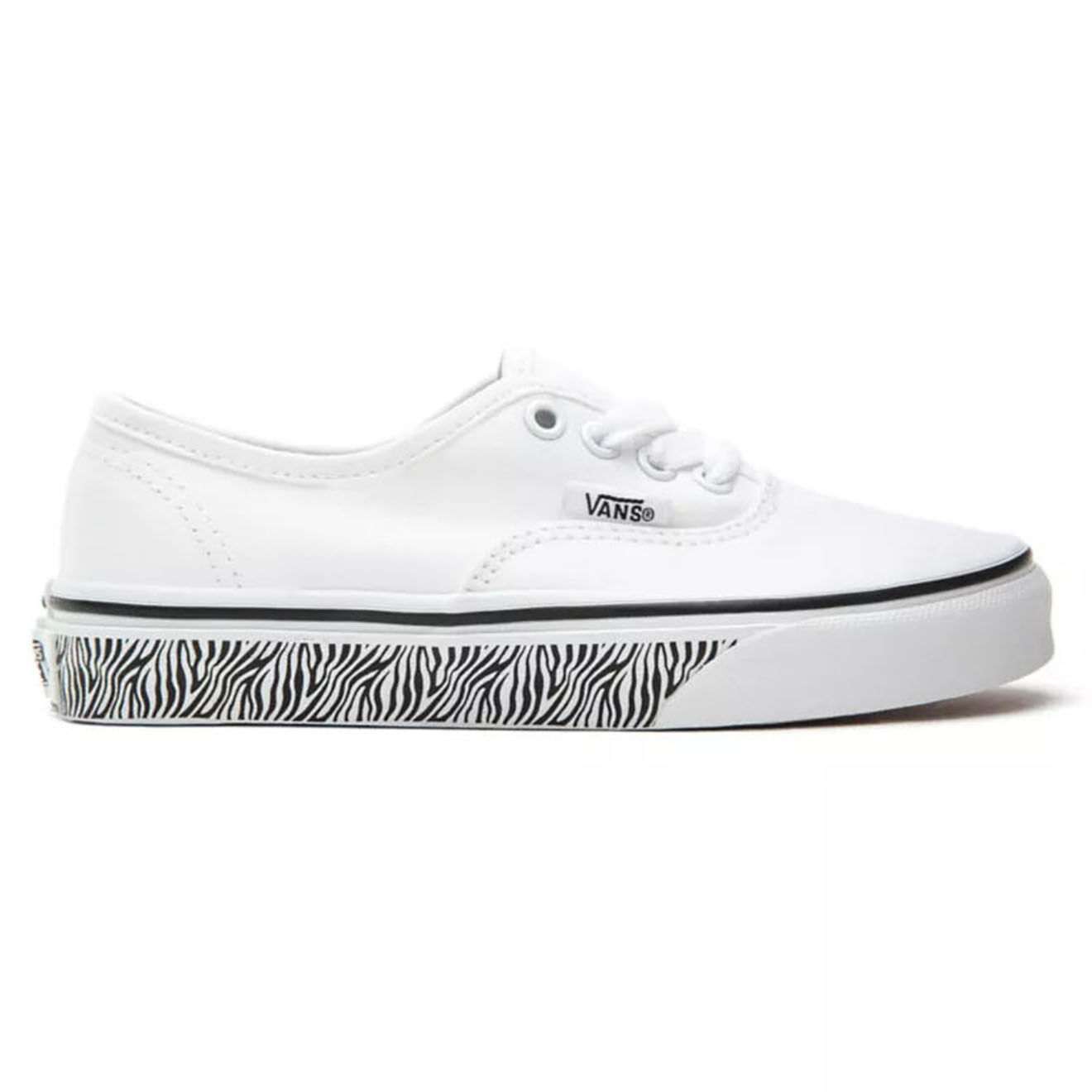 Vans Sneakers en Toile Authentic Animal Sidewall blanches