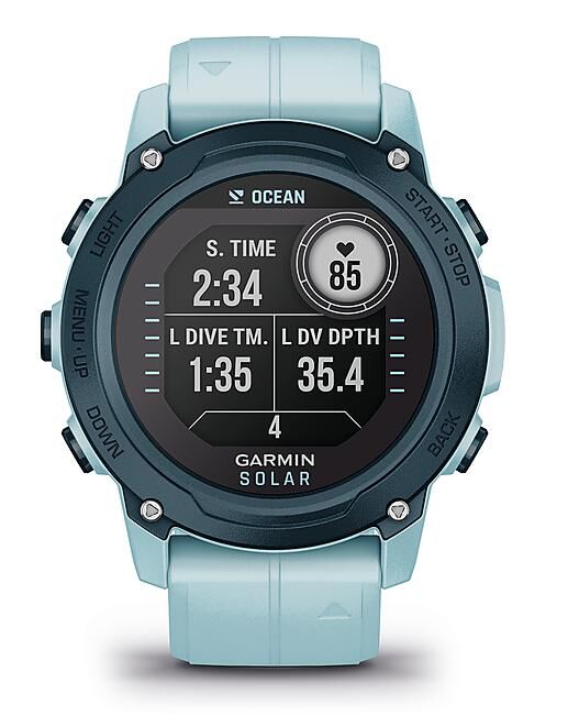 GARMIN - ORDINATEUR DE PLONGEE DESCENT G1 SOLAR OCEAN EDIT