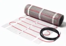 DEVImat 150T (150W/m²) varmemåtte 3,5 mm, 1350W 9M² 0,5X18M 230V, selvklæbende til både total- og komfortopvarmning