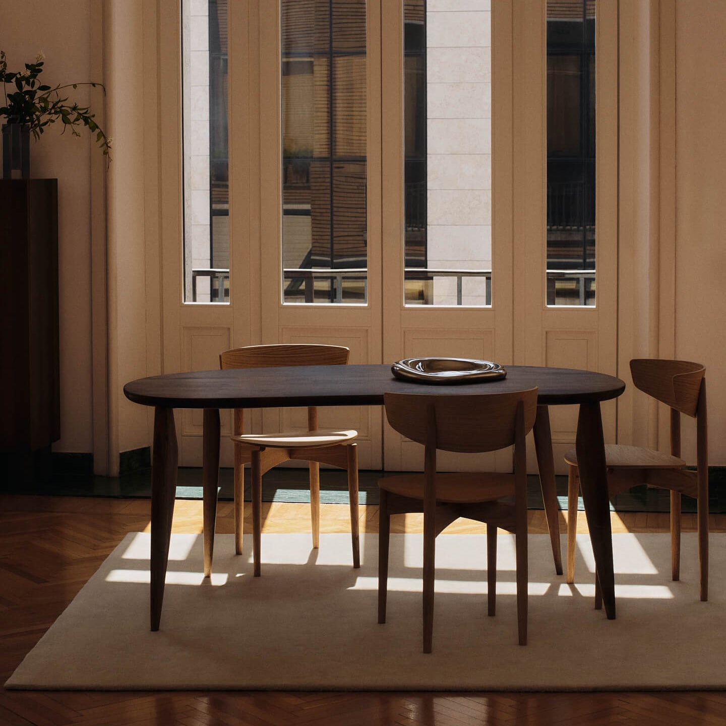 Ferm Living Feve Bureau met Lade - Walnoot