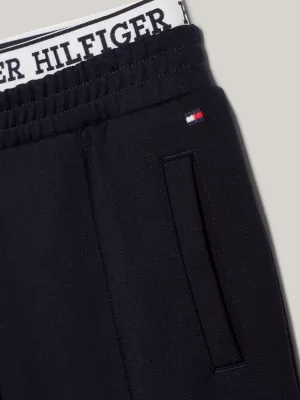 Calça Jogger Hilfiger Monotype de Pernas Largas