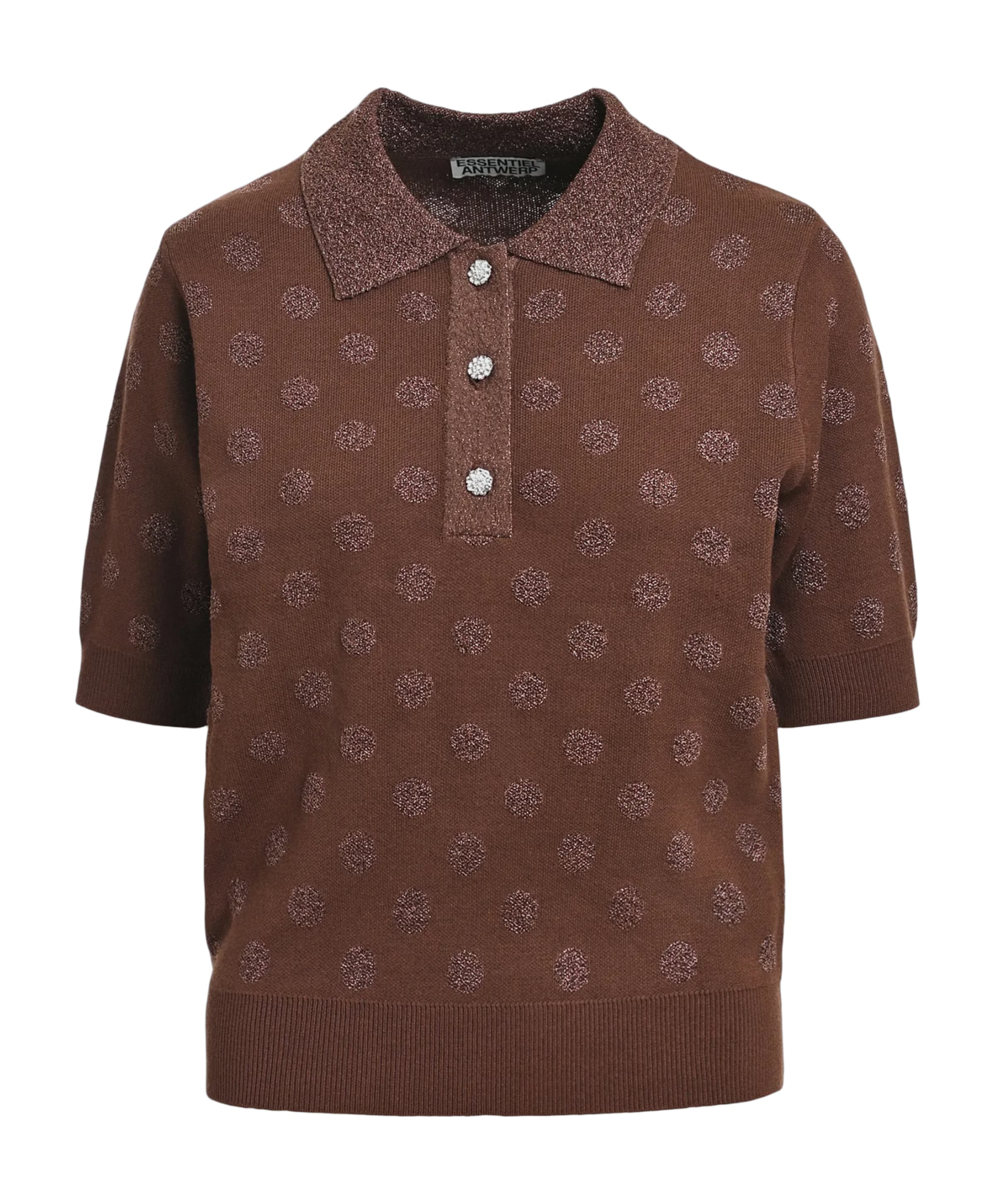 Essentiel Antwerp Dames polo bruin