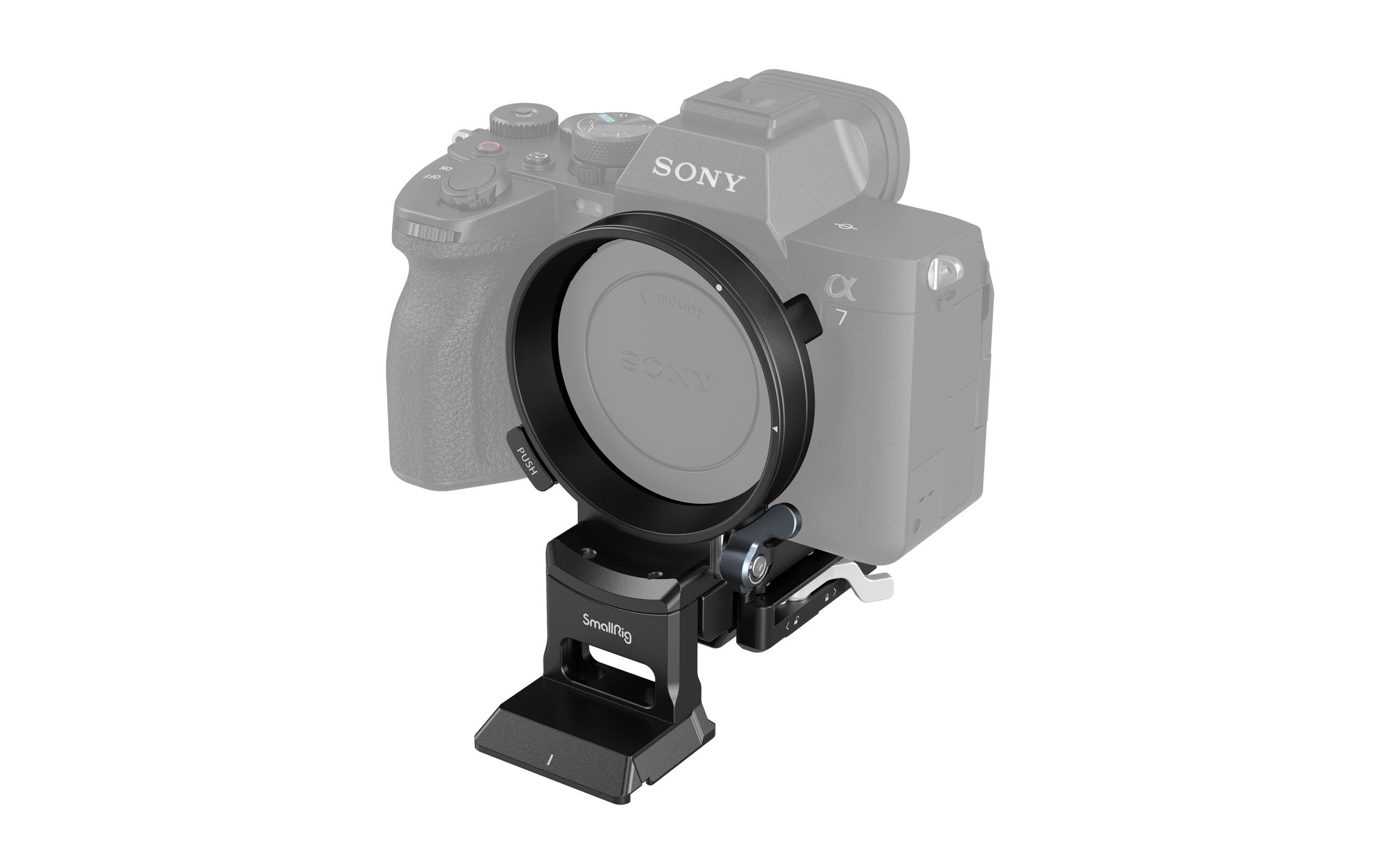 Montageplatte Sony Alpha 1 / 7 / 9 / FX-series Kit DrehbarDrehbare Montageplatte für schnellen Wechsel zwischen horizontalem und vertikalem Modus