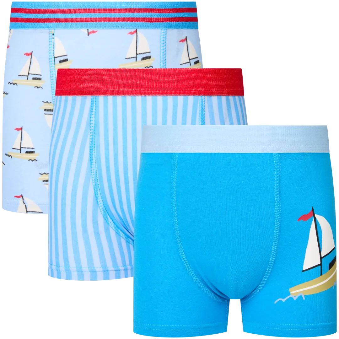 Boxershorts Maten 98 - 128 | 3 stuks | diverse varianten