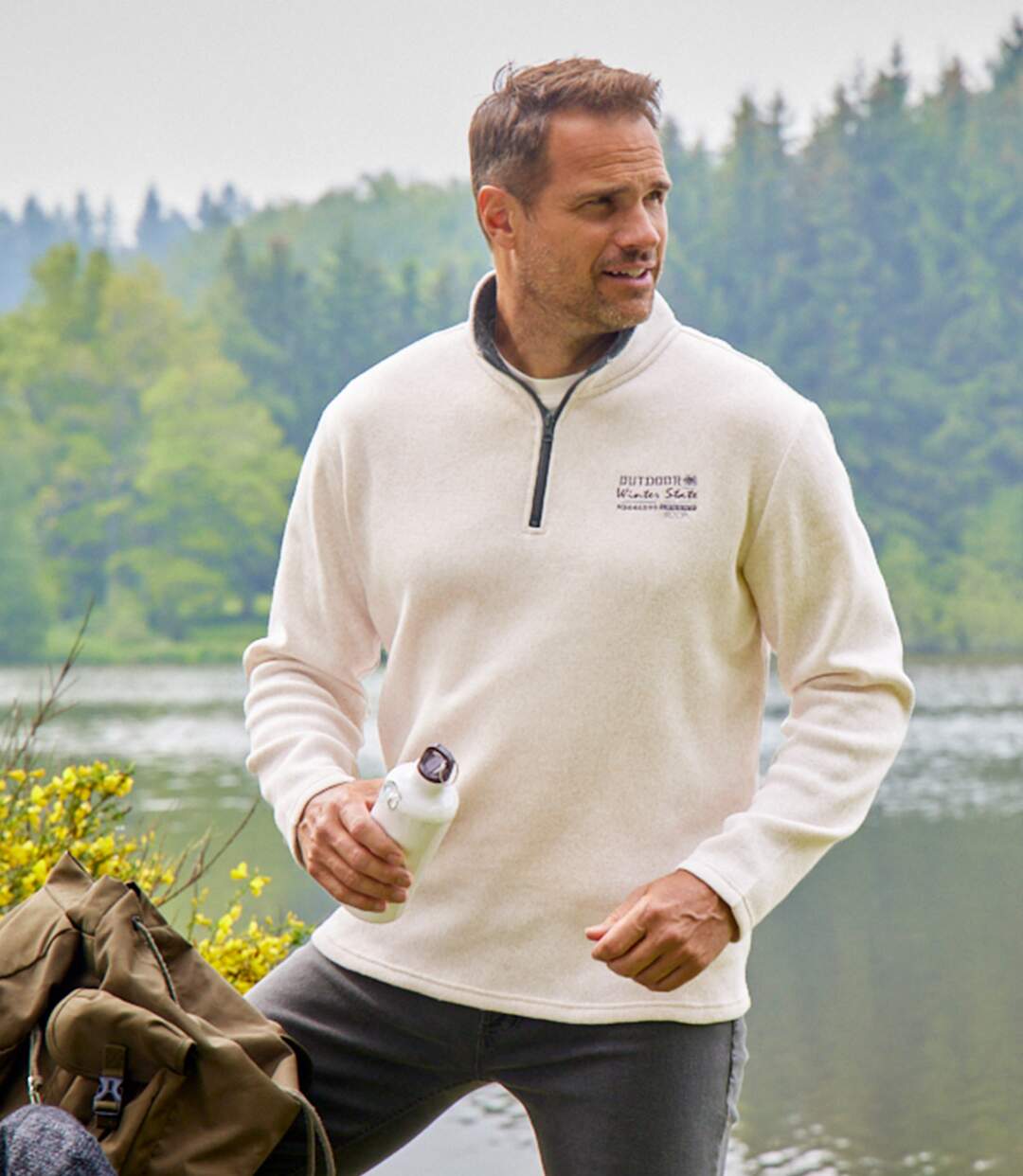 Sweat Molleton Zippé Winter Outdoor
