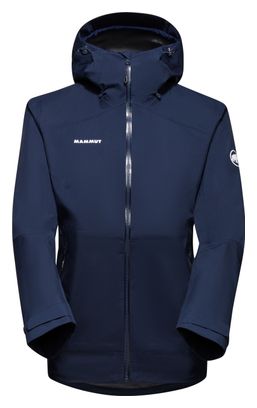 Veste Imperméable Femme Mammut Convey Tour Bleu Marine