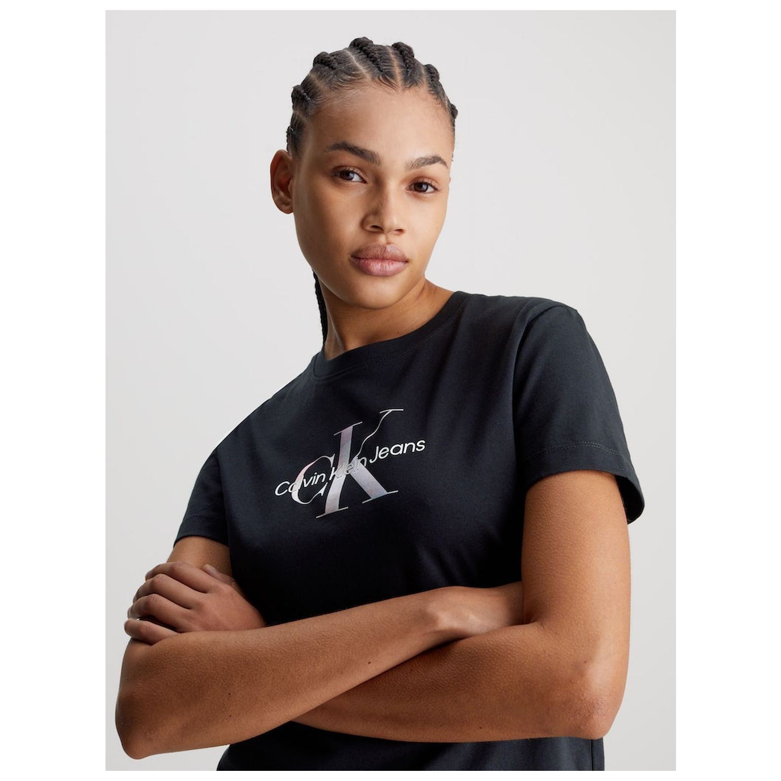 CK Jeans DIFFUSED MONOLOGO REGULAR TEE