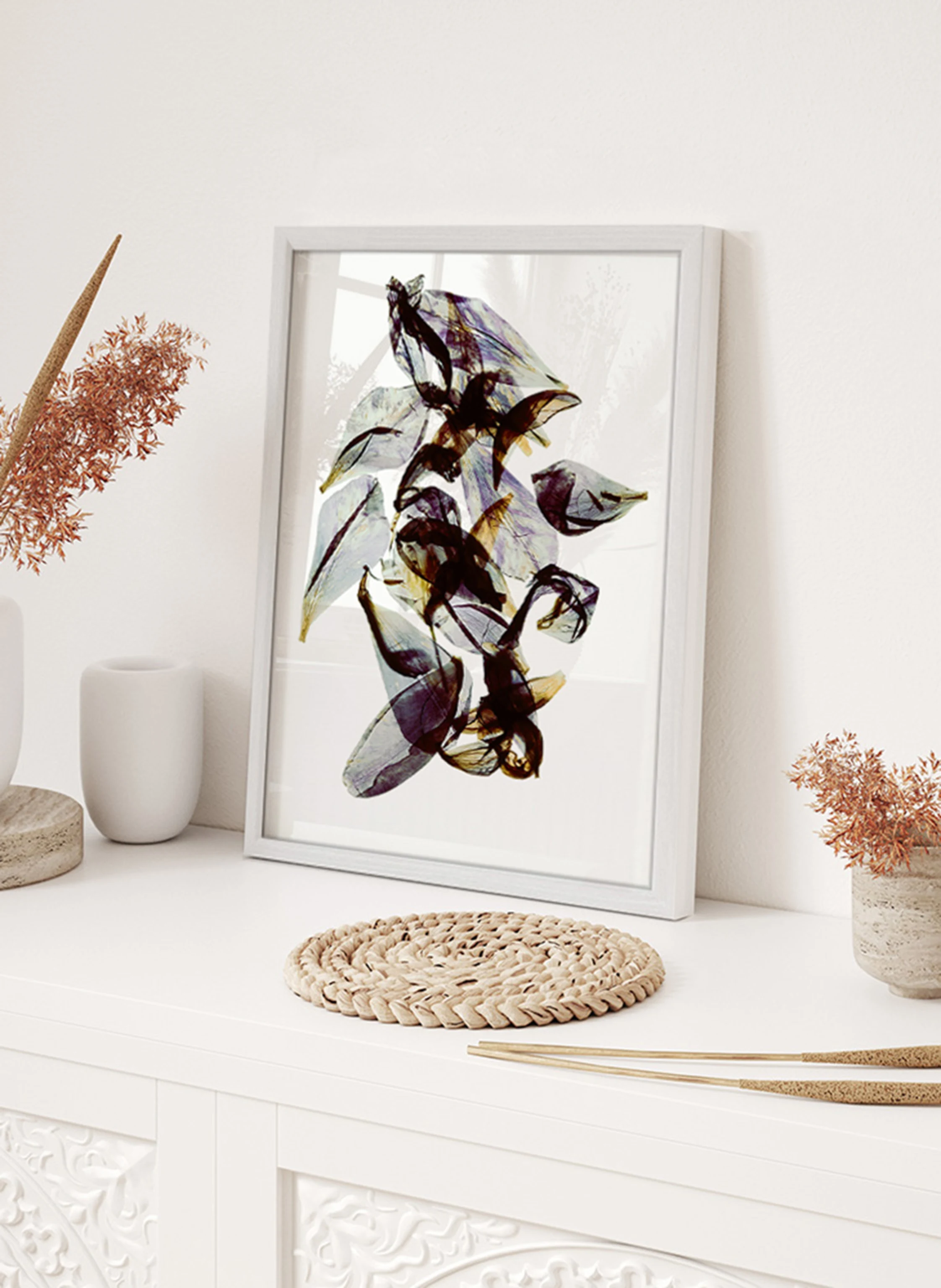 ANY IMAGE Wandbild RHODODENDRON mit Rahmen