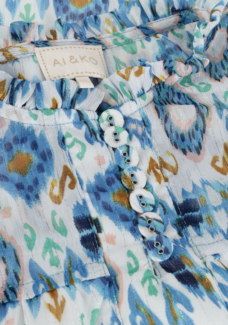 AI&KO blauwe ai&ko blouse ulla
