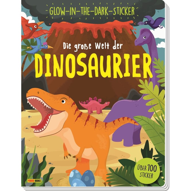 Die große Welt der Dinosaurier - Glow-in-the-Dark-Sticker - Über 100 Sticker