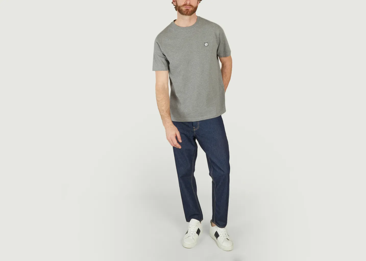 Jean Indigo Denim Maison Kitsuné