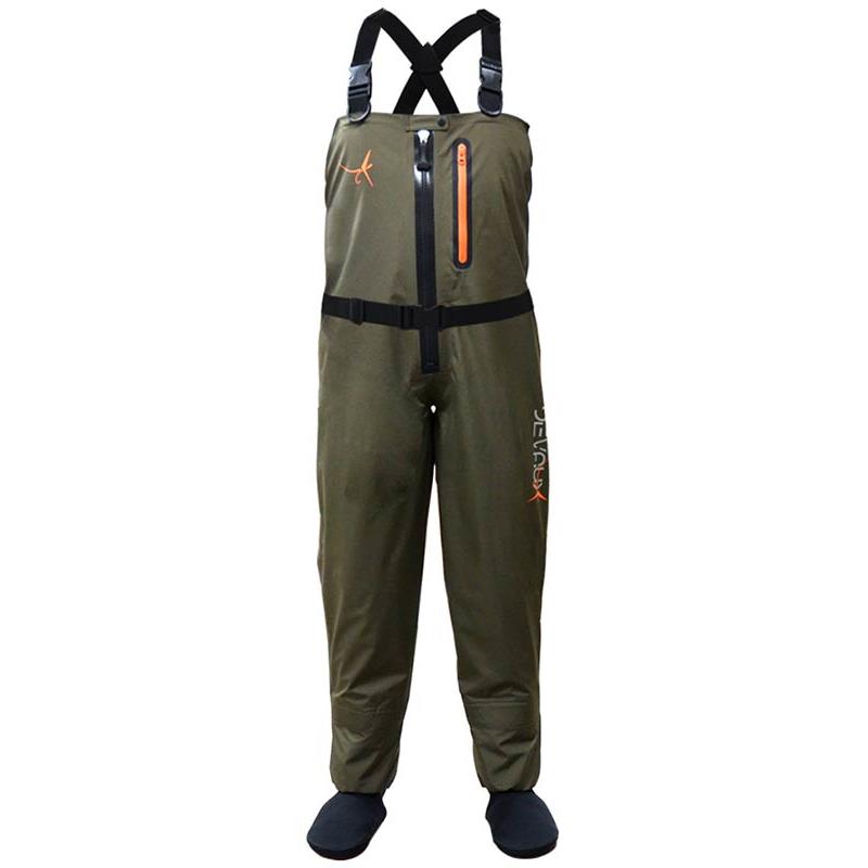 Waders Stocking Respirant Devaux Zip Dvx 400 - Olive