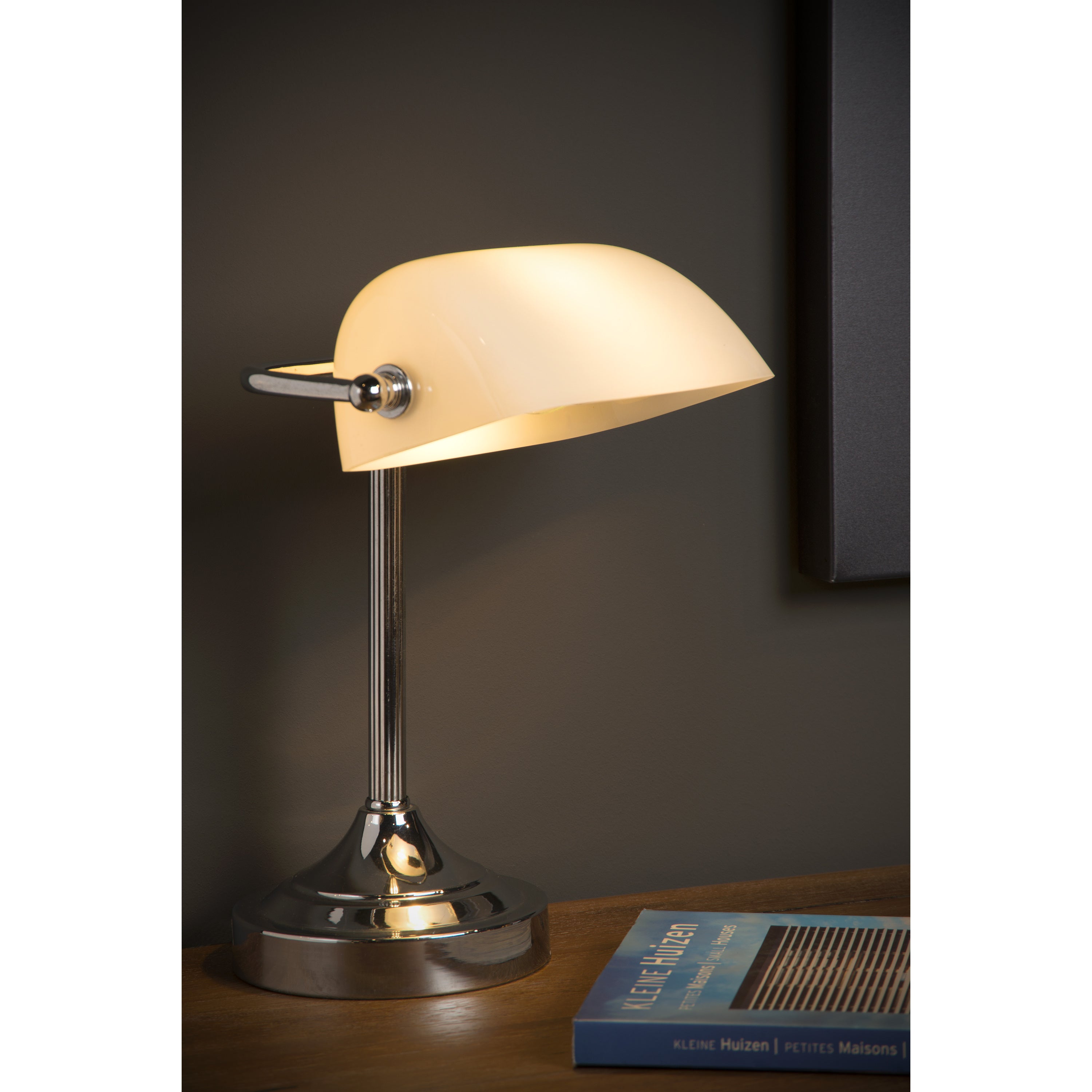 Lucide BANKER Bureaulamp - Chroom